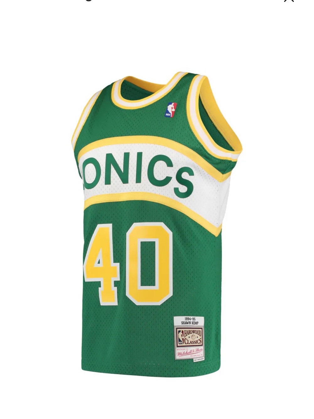 Men's Mitchell & Ness Seattle SuperSonics Shawn Kemp Swingman Jersey